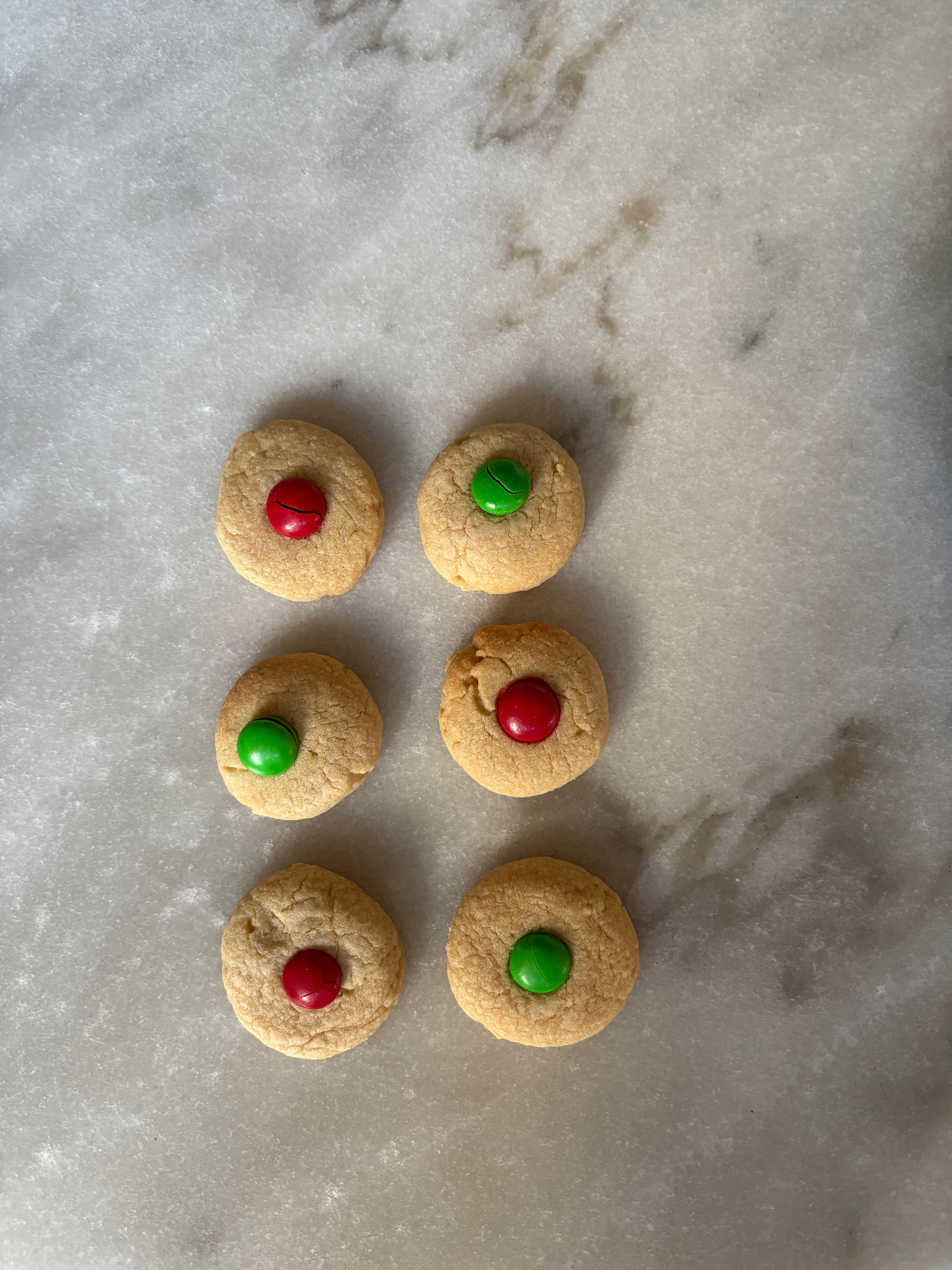 Christmas M+M Cookies - 6 pack (mini)